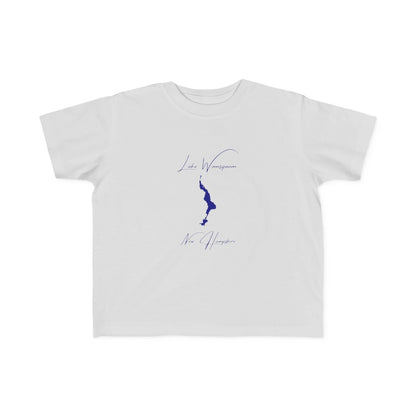 New  Hampshire  Lake  Winnisquam  Toddler  T-shirt  front  position  view  from  front  silver.webp