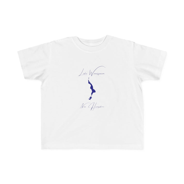 New  Hampshire  Lake  Winnisquam  Toddler  T-shirt  front  position  view  from  front  white.webp