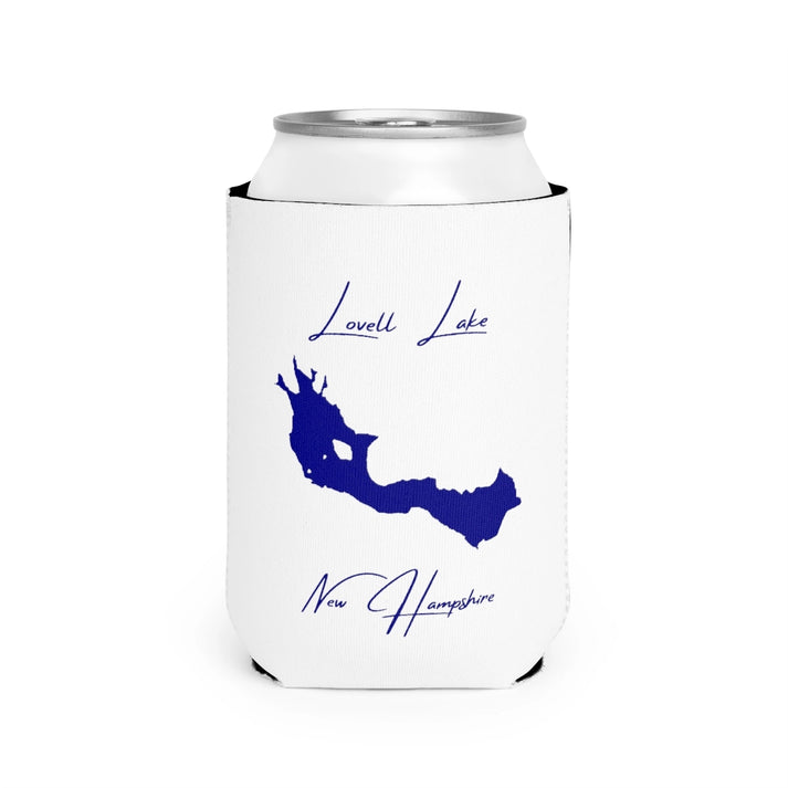 New  Hampshire  Lovell  Lake  Can  Koozie  front  position  view  from  front-2  white.webp