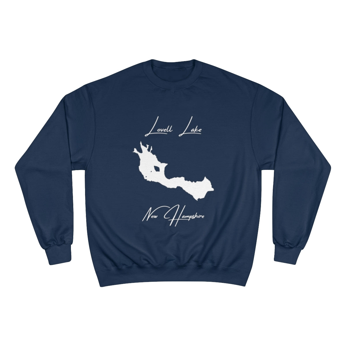 New  Hampshire  Lovell  Lake  Sweatshirt  front  position  view  from  front  navy.webp