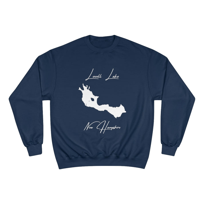 New  Hampshire  Lovell  Lake  Sweatshirt  front  position  view  from  front  navy.webp