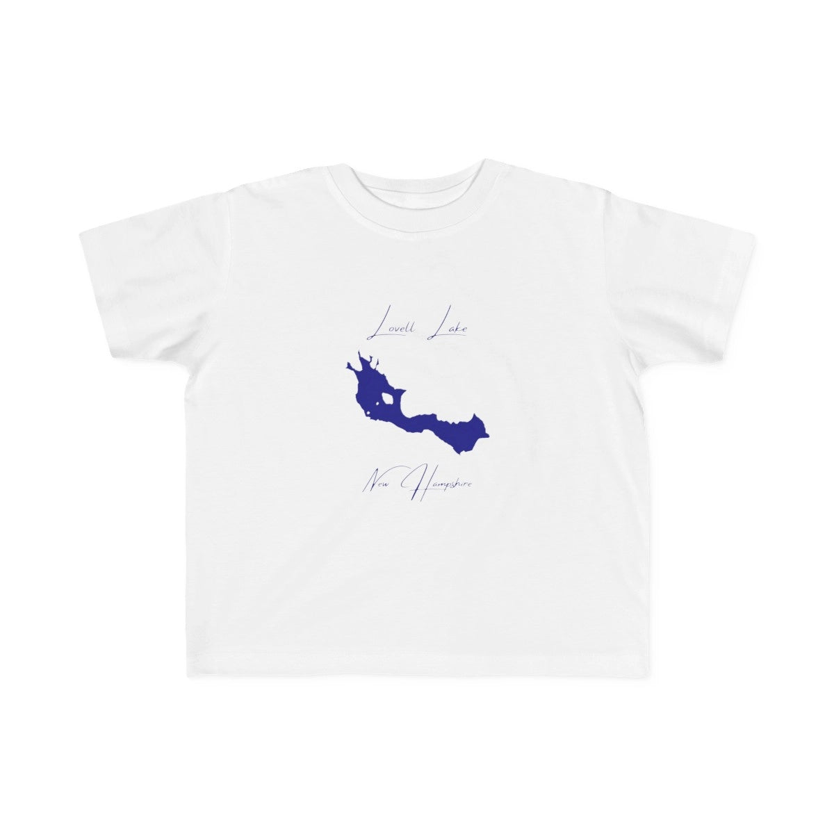New  Hampshire  Lovell  Lake  Toddler  T-shirt  front  position  view  from  front  white.webp