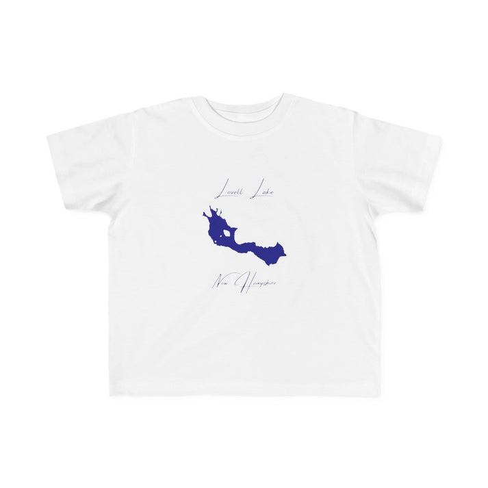 New  Hampshire  Lovell  Lake  Toddler  T-shirt  front  position  view  from  front  white.webp