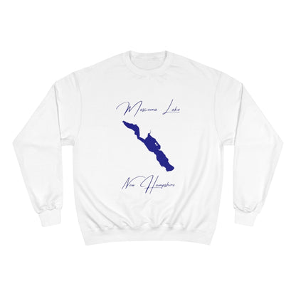 New  Hampshire  Mascoma  Lake  Sweatshirt  front  position  view  from  front  white.webp