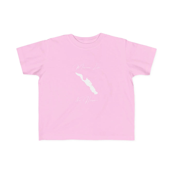 New  Hampshire  Mascoma  Lake  Toddler  T-shirt  front  position  view  from  front  pink.webp