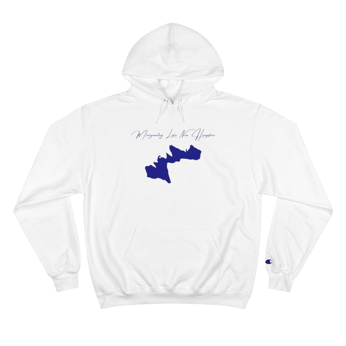 New  Hampshire  Merrymeeting  Lake  Hoodie  front  position  view  from  front  white.webp
