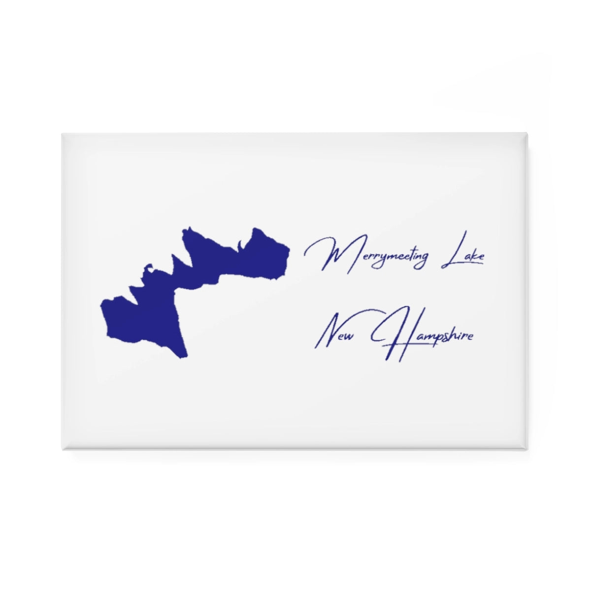 New  Hampshire  Merrymeeting  Lake  Magnet  front  position  view  from  front  2  x  3.webp