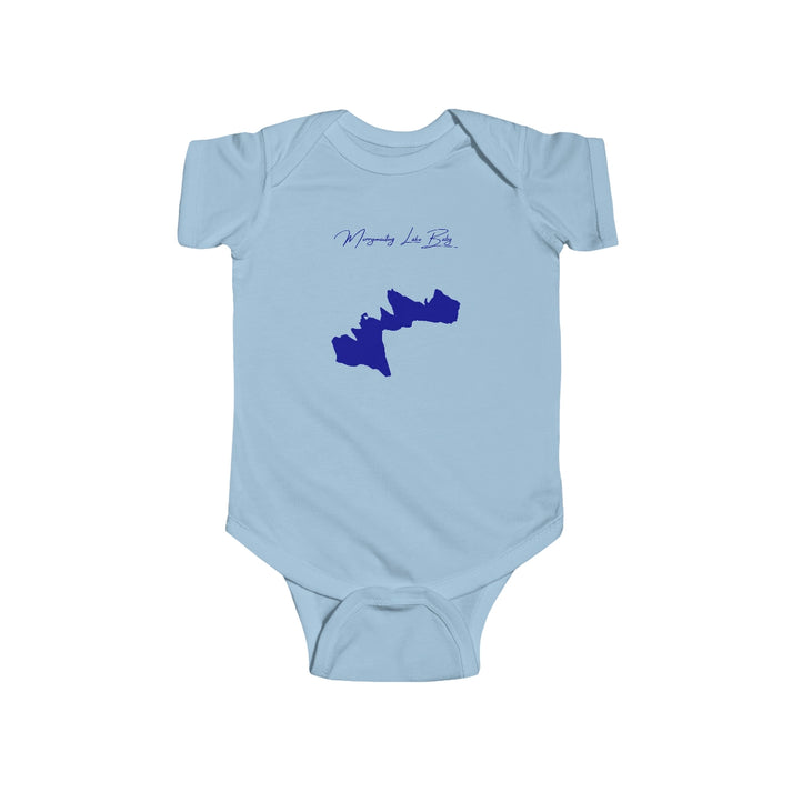 New  Hampshire  Merrymeeting  Lake  Onesie  front  position  view  from  front  light  blue.webp