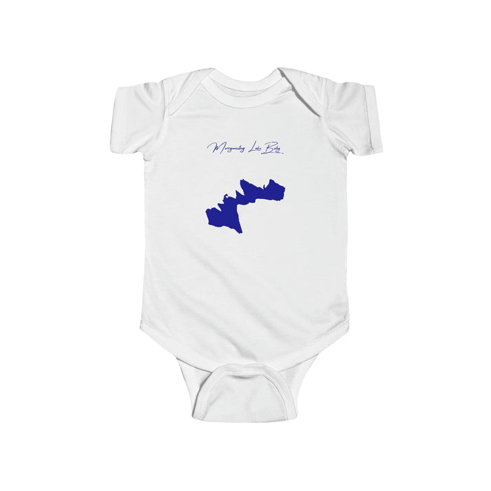 New  Hampshire  Merrymeeting  Lake  Onesie  front  position  view  from  front  white.webp