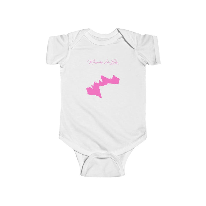 New  Hampshire  Merrymeeting  Lake  Onesie  front  position  view  from  front  white.webp