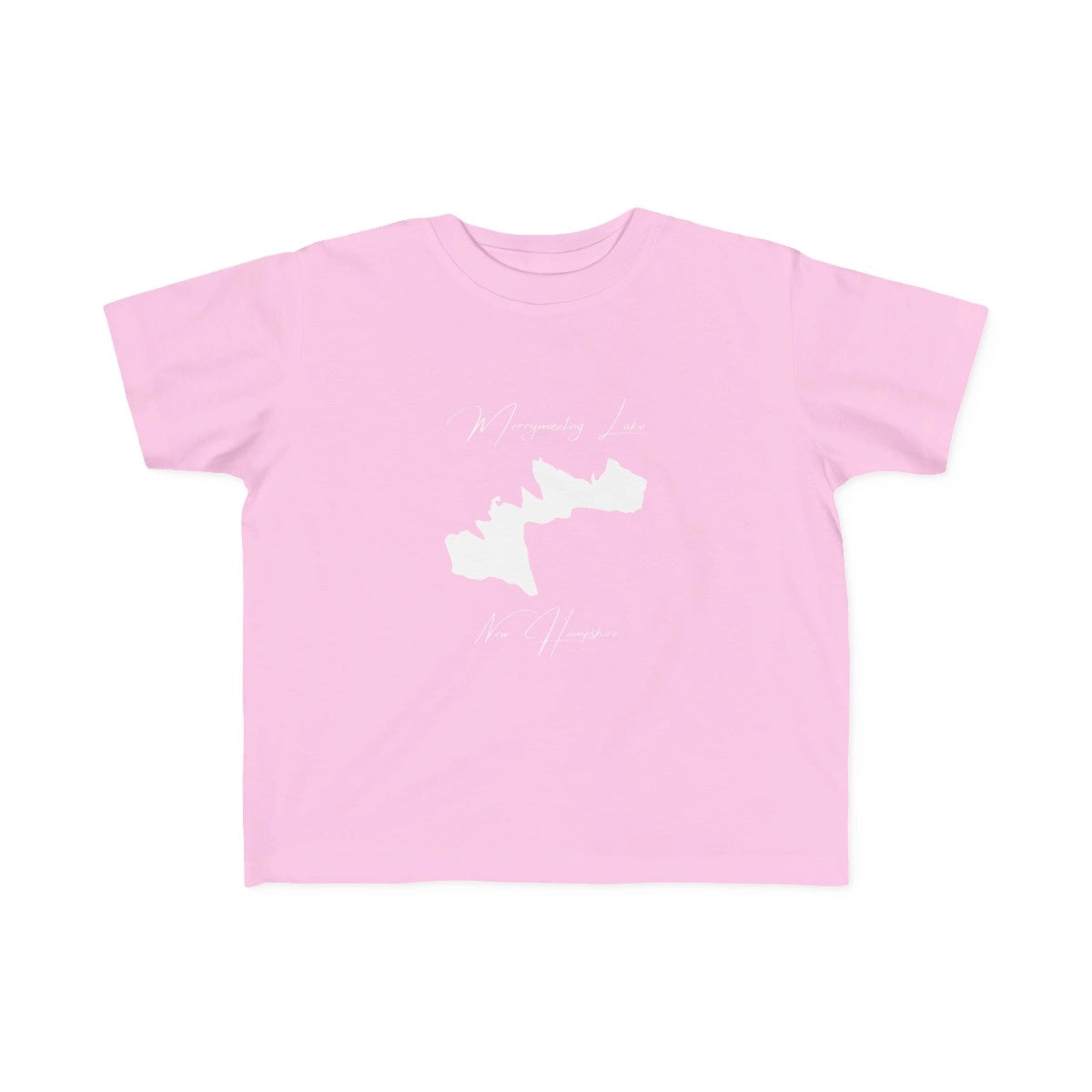 New  Hampshire  Merrymeeting  Lake  Toddler  T-shirt  front  position  view  from  front  pink.webp
