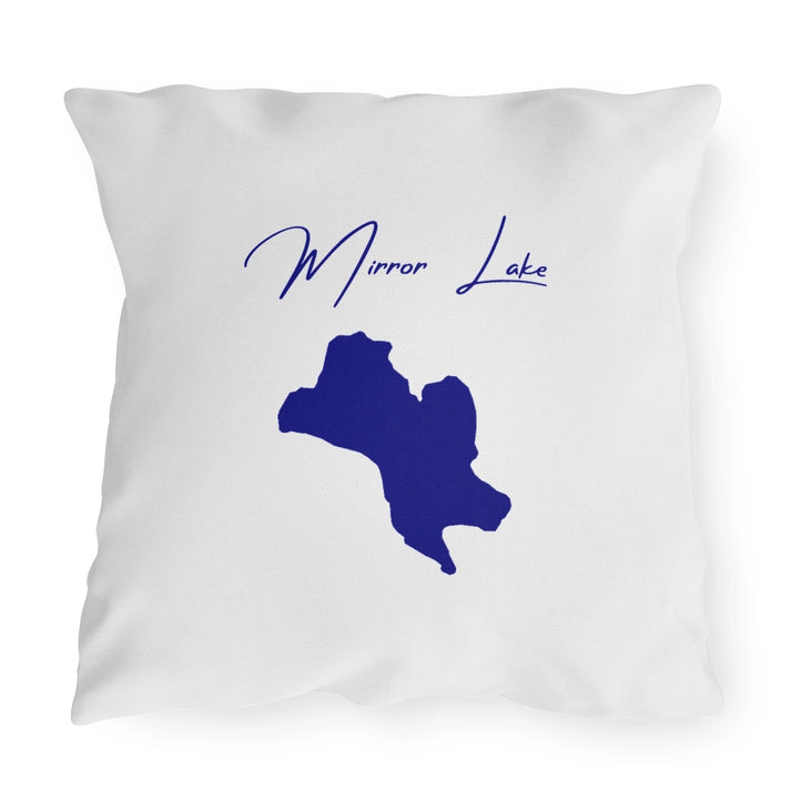 New  Hampshire  Mirror  Lake  Outdoor  Pillow  front  position  view  from  front  20  x  20.webp