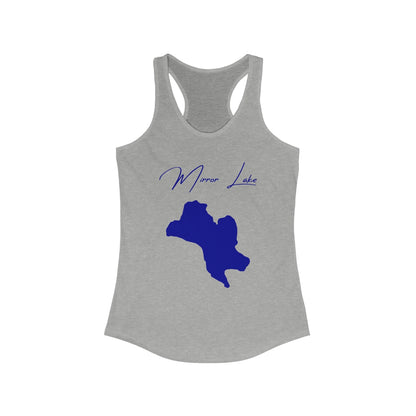 New  Hampshire  Mirror  Lake  Racerback-Tank  front  position  view  from  front  heather  grey.webp