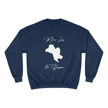 New  Hampshire  Mirror  Lake  Sweatshirt  front  position  view  from  front  navy.webp