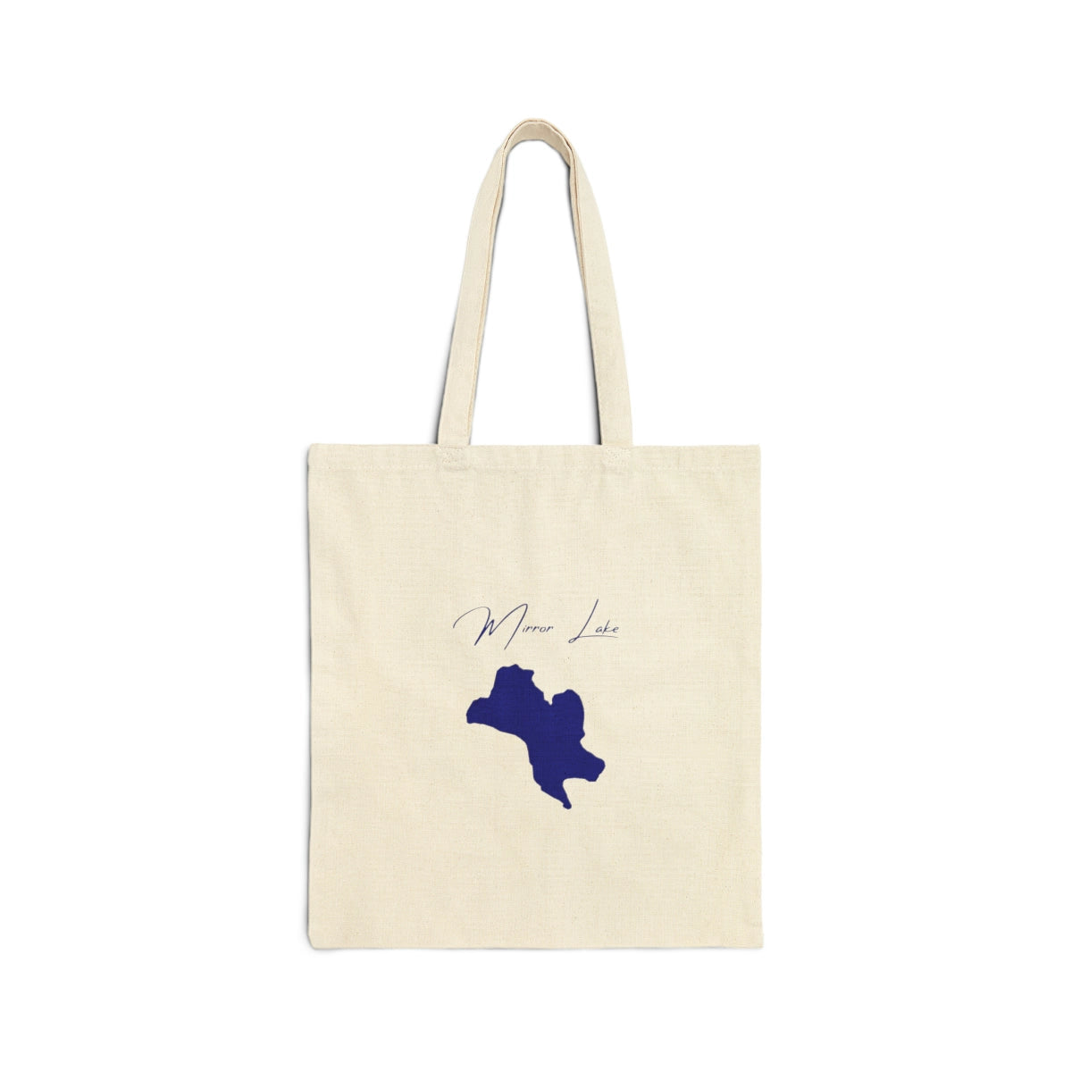 New  Hampshire  Mirror  Lake  Tote  Bag  front  position  view  from  front  15  x  16.webp