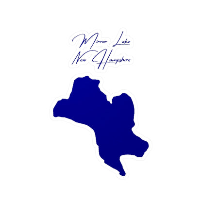 New  Hampshire  Mirror  Lake  Vinyl  Decal  other  position  view  from  front  4  x  6.webp