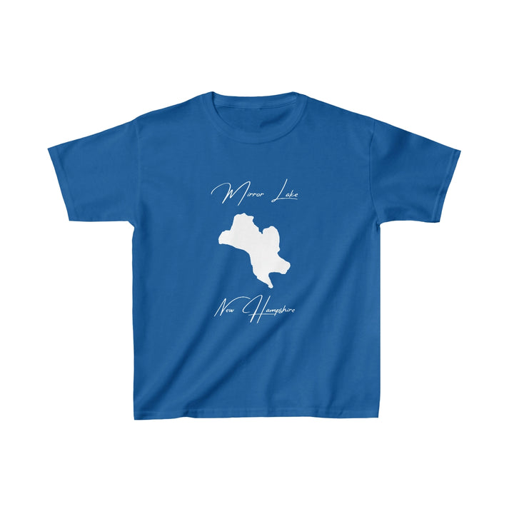 New  Hampshire  Mirror  Lake  Youth  T-shirt  front  position  view  from  front  royal.webp