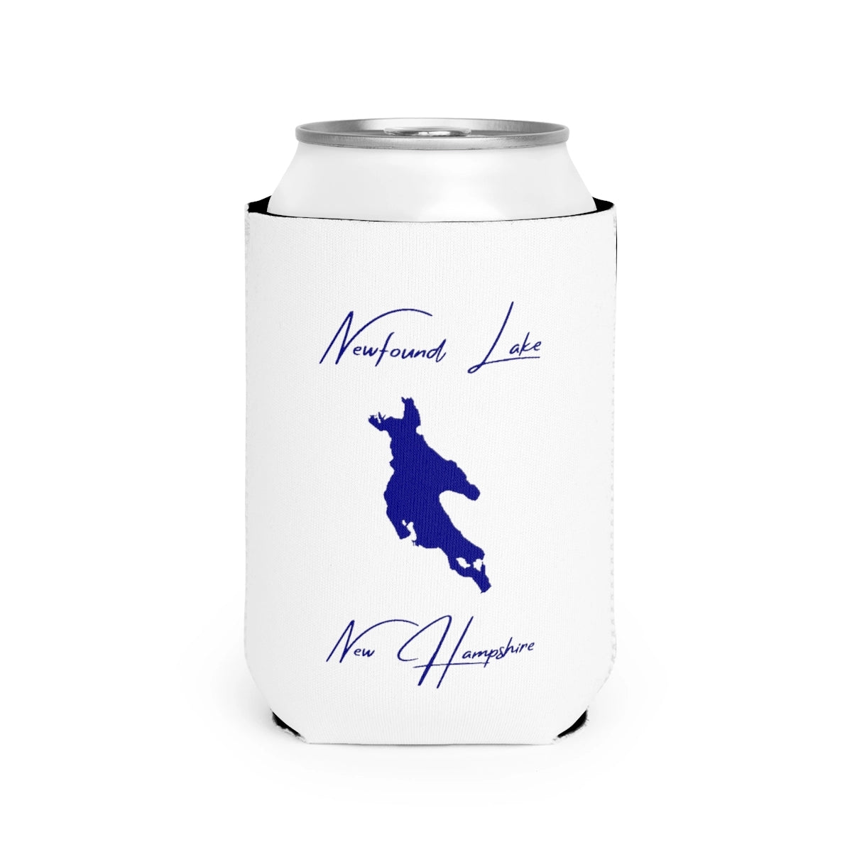 New  Hampshire  Newfound  Lake  Can  Koozie  front  position  view  from  front-2  white.webp