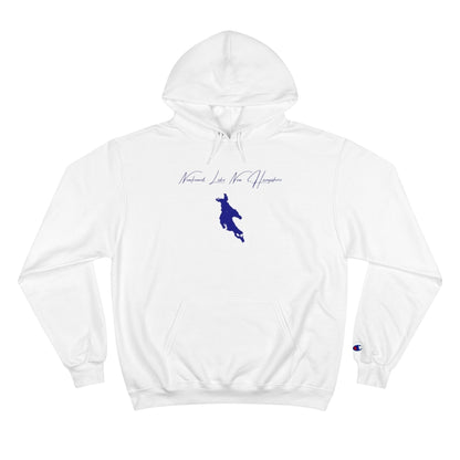 New  Hampshire  Newfound  Lake  Hoodie  front  position  view  from  front  white.webp
