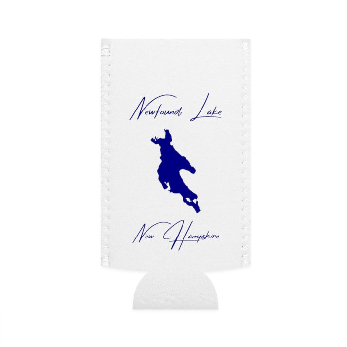 New  Hampshire  Newfound  Lake  Slim  Can  Koozie  front  position  view  from  flat-front  white.webp