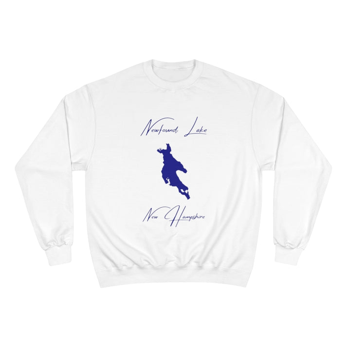 New  Hampshire  Newfound  Lake  Sweatshirt  front  position  view  from  front  white.webp
