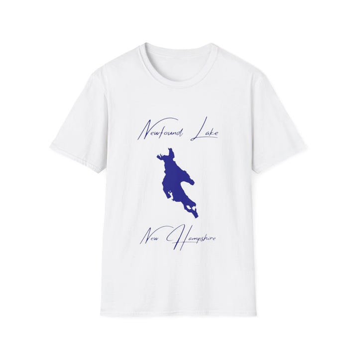 New  Hampshire  Newfound  Lake  T-shirt  front  position  view  from  front  white.webp