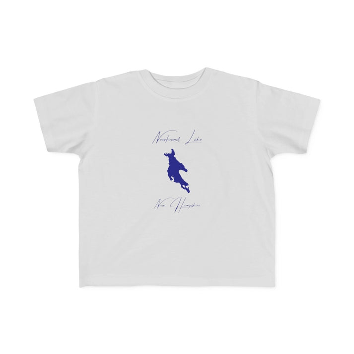 New  Hampshire  Newfound  Lake  Toddler  T-shirt  front  position  view  from  front  silver.webp