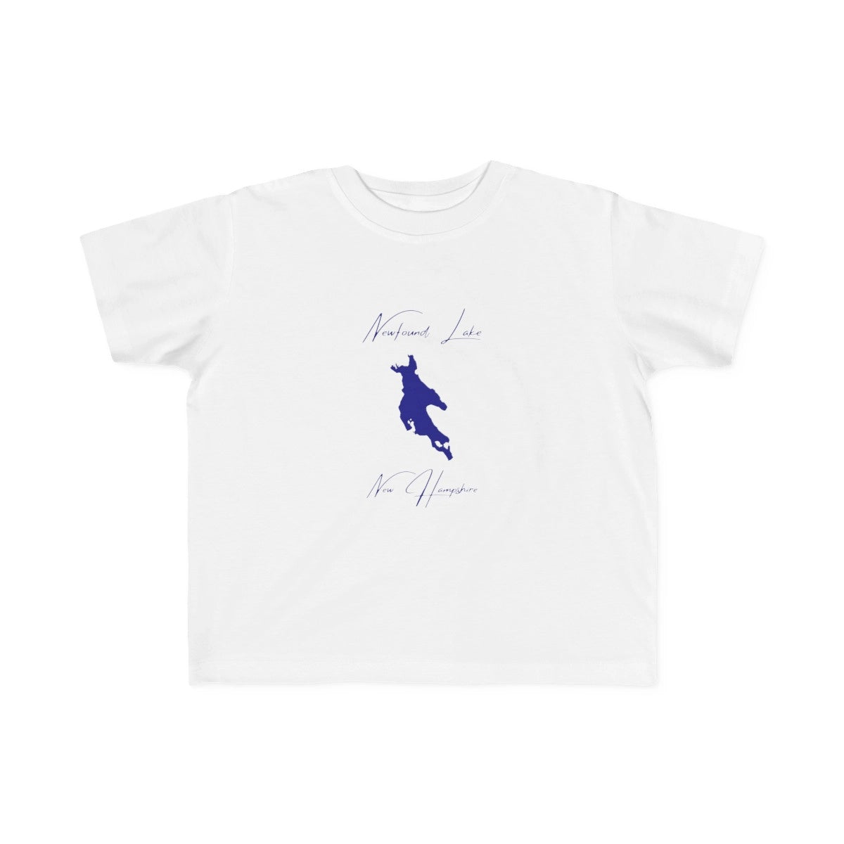 New  Hampshire  Newfound  Lake  Toddler  T-shirt  front  position  view  from  front  white.webp