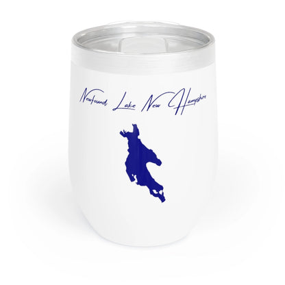 New  Hampshire  Newfound  Lake  Wine  Tumbler  front  position  view  from  front  white.webp