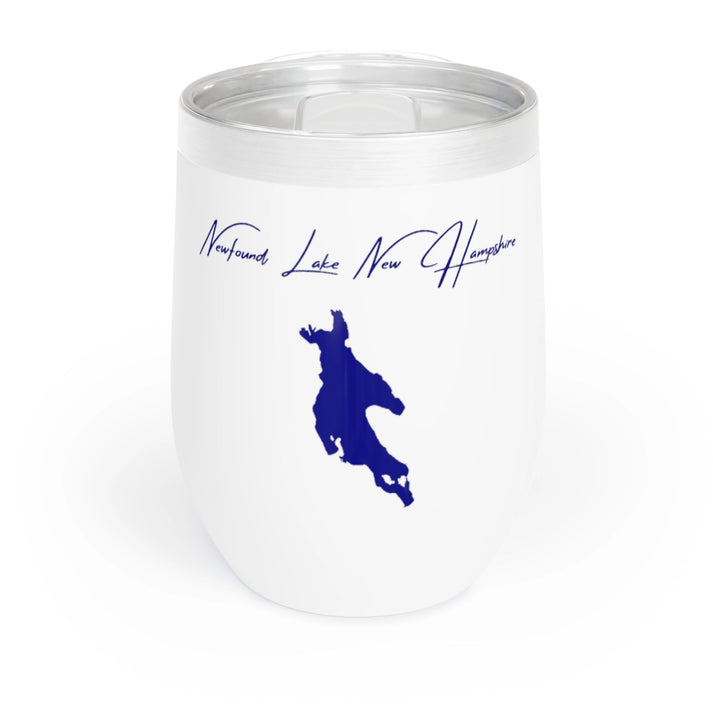 New  Hampshire  Newfound  Lake  Wine  Tumbler  front  position  view  from  front  white.webp