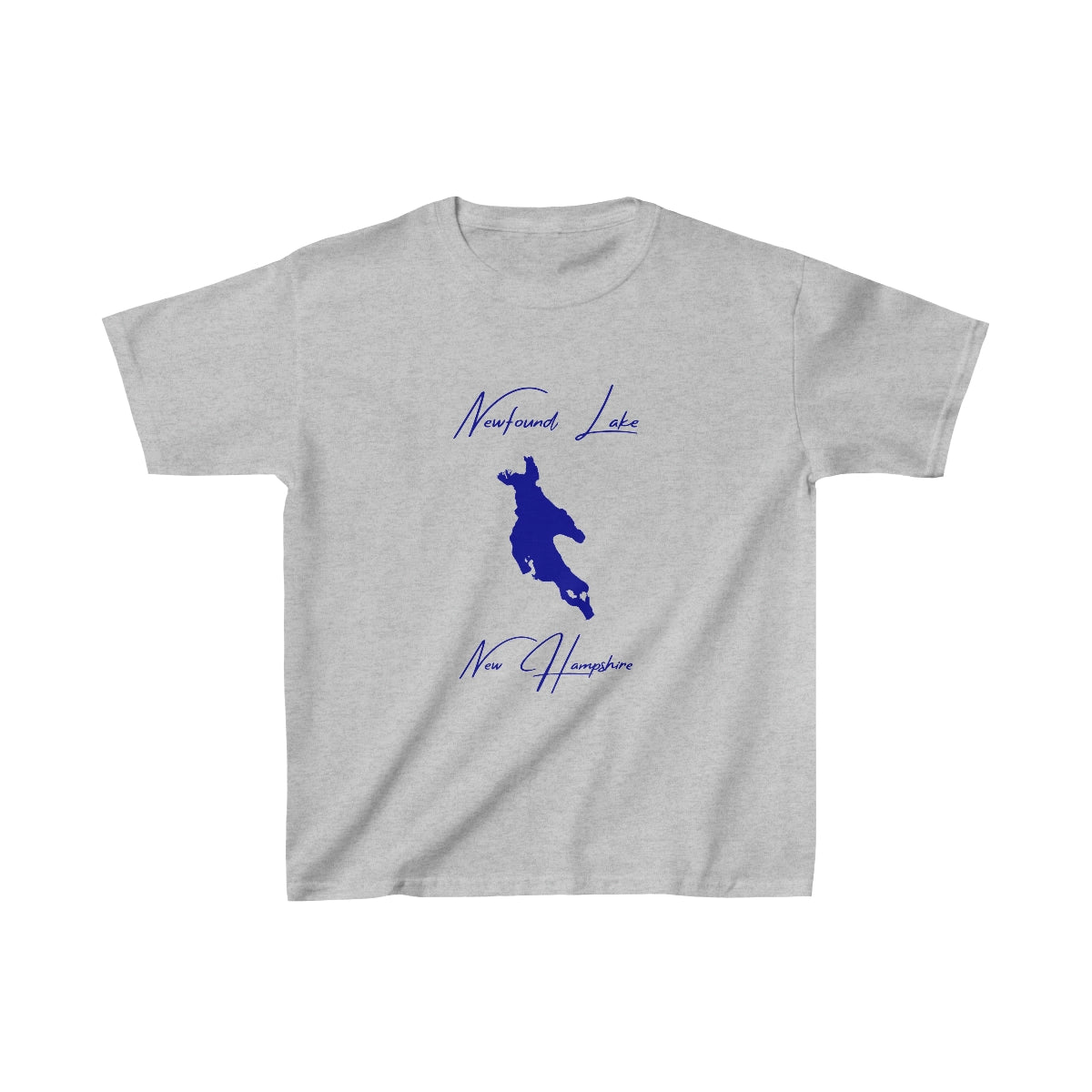 New  Hampshire  Newfound  Lake  Youth  T-shirt  front  position  view  from  front  sport  grey.webp