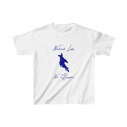 New  Hampshire  Newfound  Lake  Youth  T-shirt  front  position  view  from  front  white.webp