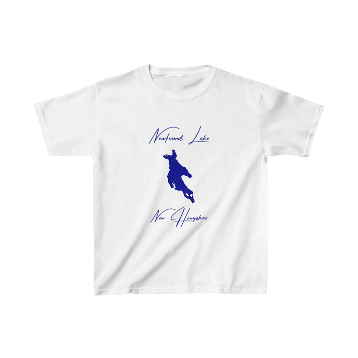 New  Hampshire  Newfound  Lake  Youth  T-shirt  front  position  view  from  front  white.webp
