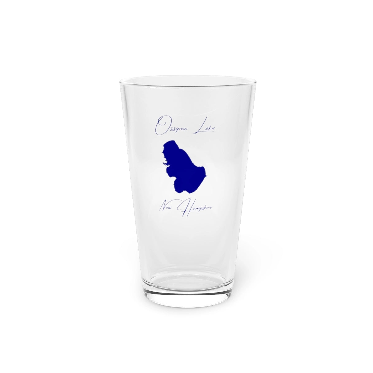 New  Hampshire  Ossipee  Lake  16oz  Pint  Glass  front  position  view  from  front  16oz.webp
