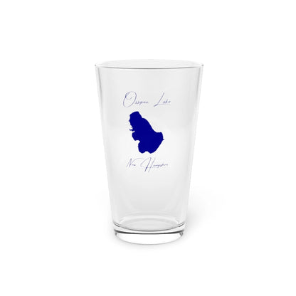 New  Hampshire  Ossipee  Lake  16oz  Pint  Glass  front  position  view  from  front  16oz.webp