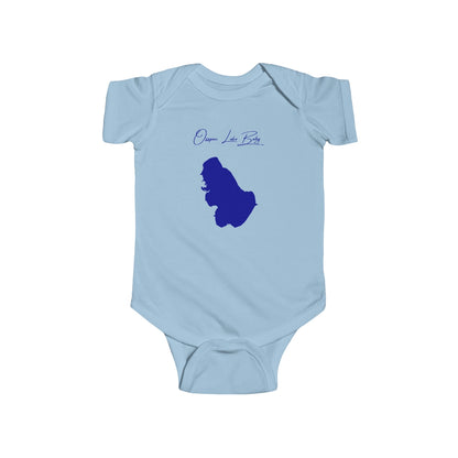 New  Hampshire  Ossipee  Lake  Onesie  front  position  view  from  front  light  blue.webp