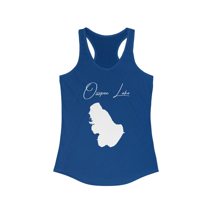 New  Hampshire  Ossipee  Lake  Racerback-Tank  front  position  view  from  front  solid  royal.webp