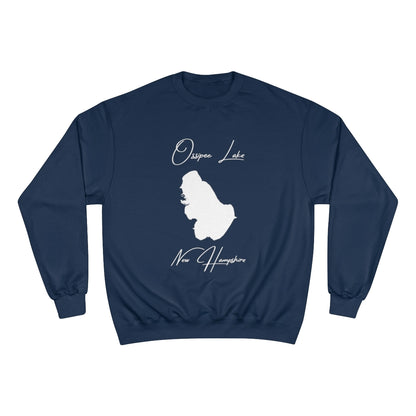 New  Hampshire  Ossipee  Lake  Sweatshirt  front  position  view  from  front  navy.webp