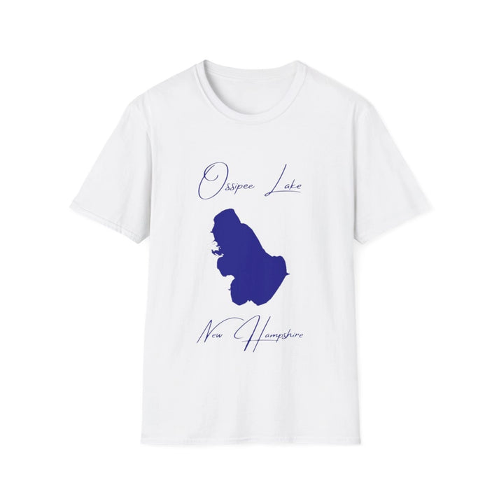 New  Hampshire  Ossipee  Lake  T-shirt  front  position  view  from  front  white.webp