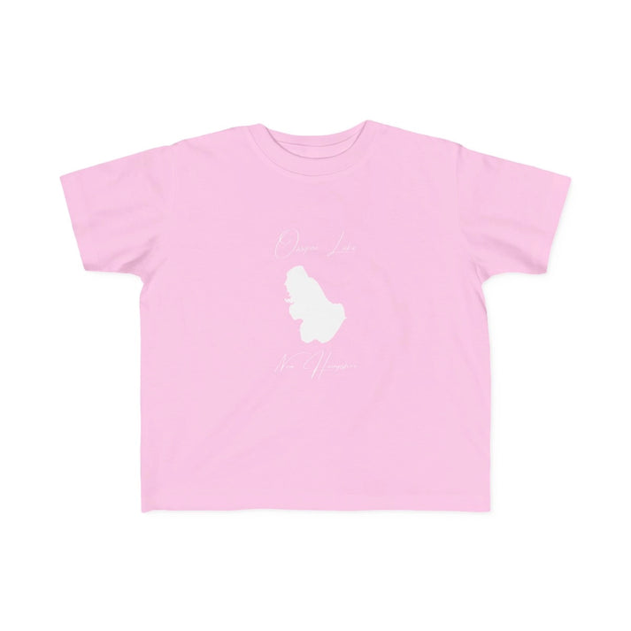 New  Hampshire  Ossipee  Lake  Toddler  T-shirt  front  position  view  from  front  pink.webp