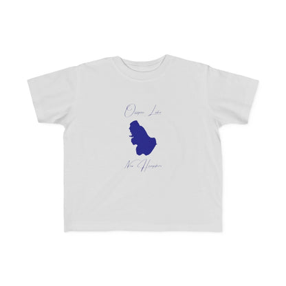 New  Hampshire  Ossipee  Lake  Toddler  T-shirt  front  position  view  from  front  silver.webp