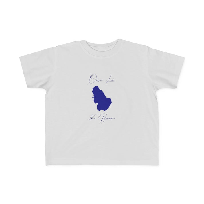 New  Hampshire  Ossipee  Lake  Toddler  T-shirt  front  position  view  from  front  silver.webp