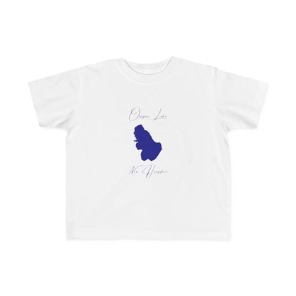 New  Hampshire  Ossipee  Lake  Toddler  T-shirt  front  position  view  from  front  white.webp