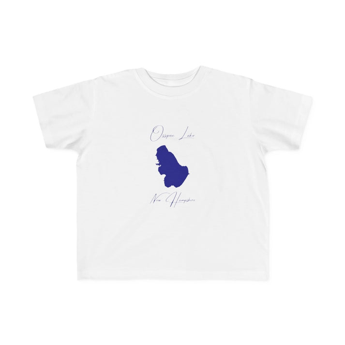 New  Hampshire  Ossipee  Lake  Toddler  T-shirt  front  position  view  from  front  white.webp