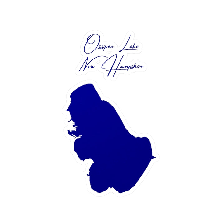 New  Hampshire  Ossipee  Lake  Vinyl  Decal  other  position  view  from  front  4  x  6.webp