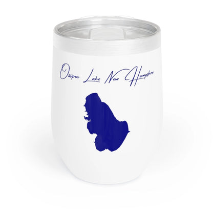New  Hampshire  Ossipee  Lake  Wine  Tumbler  front  position  view  from  front  white.webp