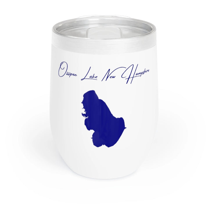 New  Hampshire  Ossipee  Lake  Wine  Tumbler  front  position  view  from  front  white.webp