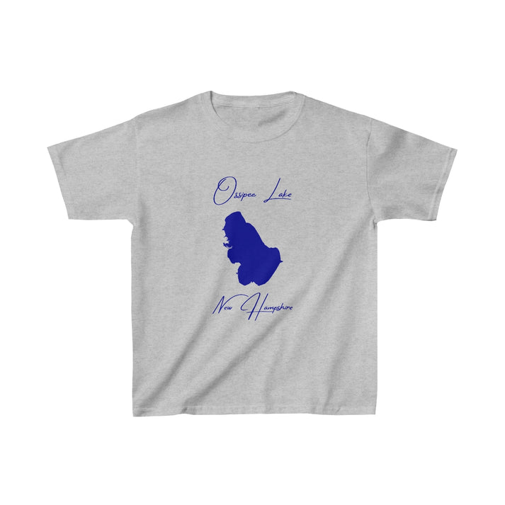 New  Hampshire  Ossipee  Lake  Youth  T-shirt  front  position  view  from  front  sport  grey.webp
