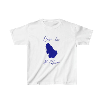 New  Hampshire  Ossipee  Lake  Youth  T-shirt  front  position  view  from  front  white.webp