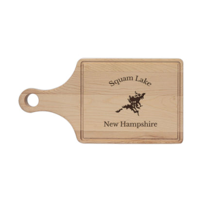 New  Hampshire  Squam  Lake  Engraved  Cutting  Board  front  position  view  from  front  maple.webp